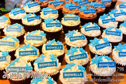 Corporate cupcakes by Little Millie&#39;s-2