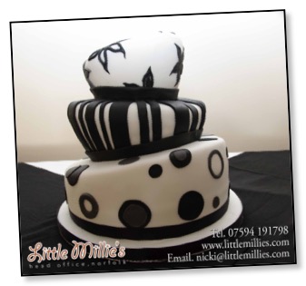 Wonky Wedding Cake Cake by Little Millie&#39;s-2